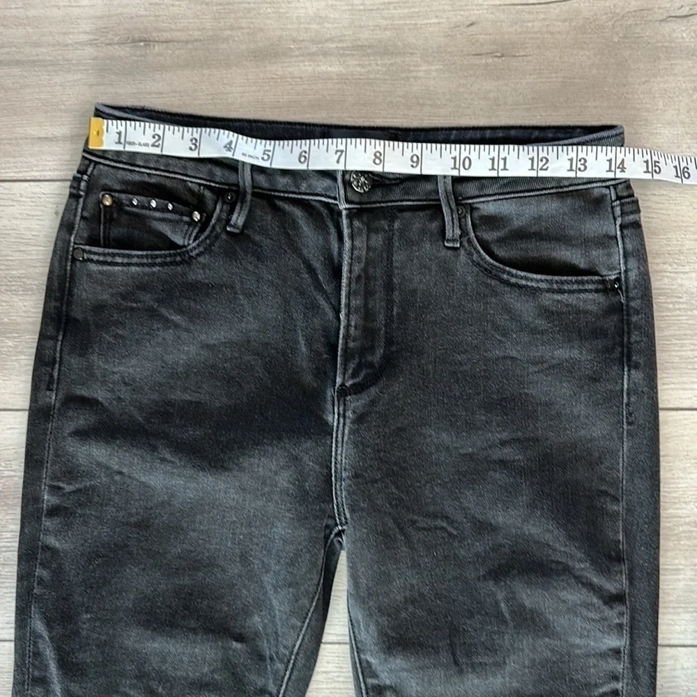 Driftwood Amelia jeans in black size 26 studded